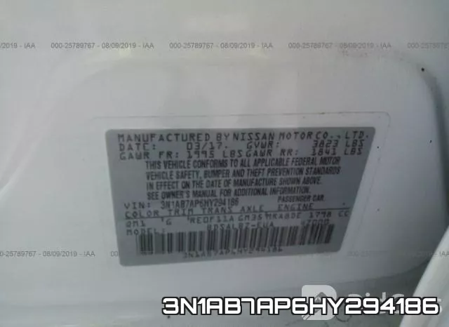 3N1AB7AP6HY294186 фото 10