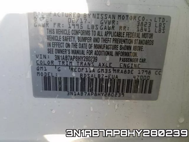 3N1AB7AP8HY280239 фото 2