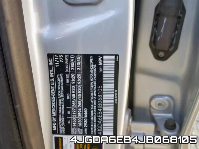 4JGDA6EB4JB068105 фото 2