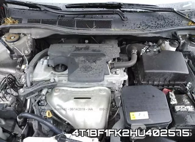 4T1BF1FK2HU402575 фото 2