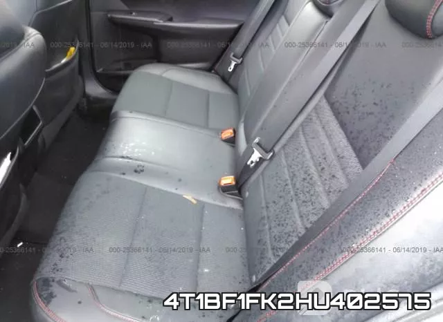 4T1BF1FK2HU402575 фото 9