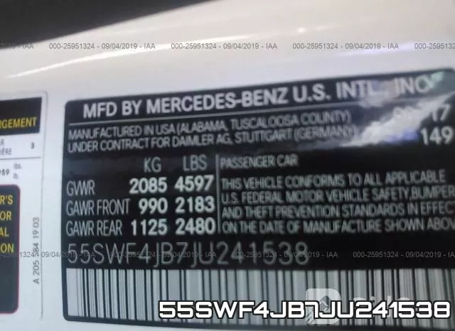 55SWF4JB7JU241538 фото 10