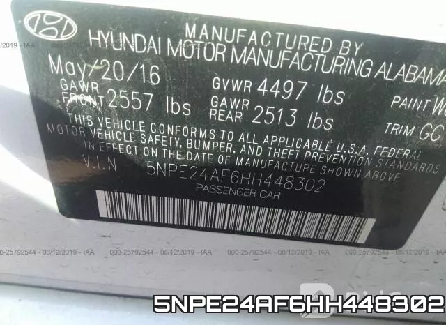 5NPE24AF6HH448302 фото 10