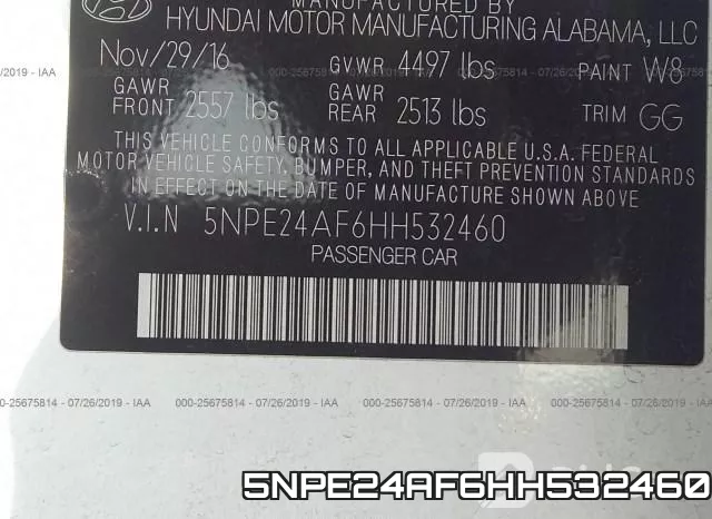 5NPE24AF6HH532460 фото 10