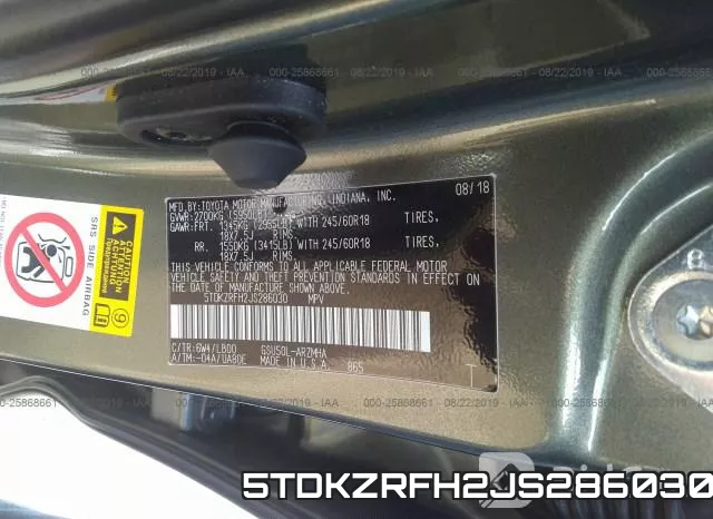 5TDKZRFH2JS286030 фото 10