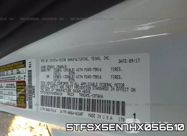 5TFSX5EN7HX056610 фото 9