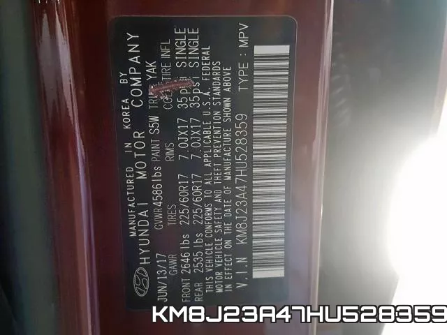 KM8J23A47HU528359 фото 2