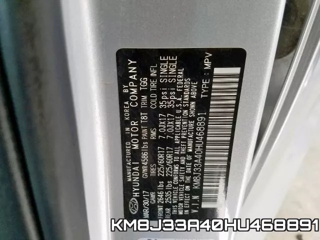 KM8J33A40HU468891 фото 2