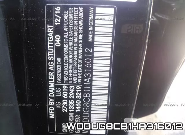 WDDUG8CB1HA316012 фото 10