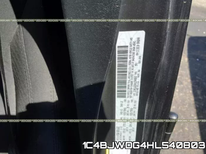 1C4BJWDG4HL540803 фото 2
