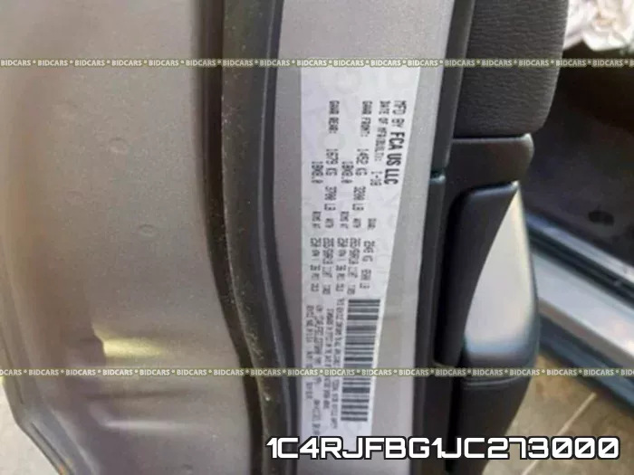 1C4RJFBG1JC273000 фото 2
