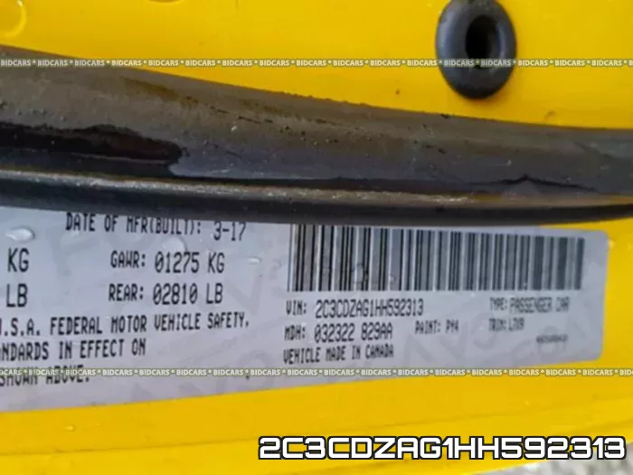 2C3CDZAG1HH592313 фото 2