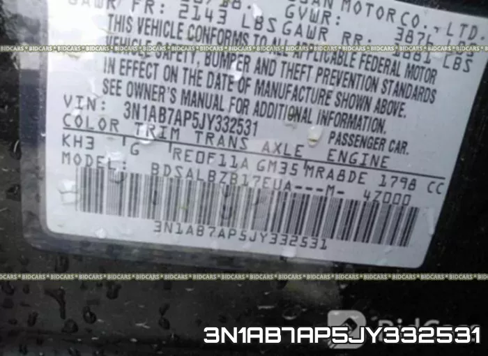 3N1AB7AP5JY332531 фото 10