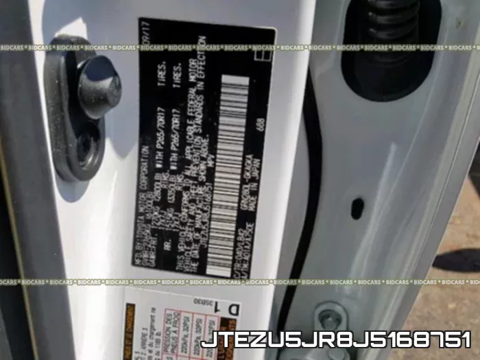 JTEZU5JR8J5168751 фото 2