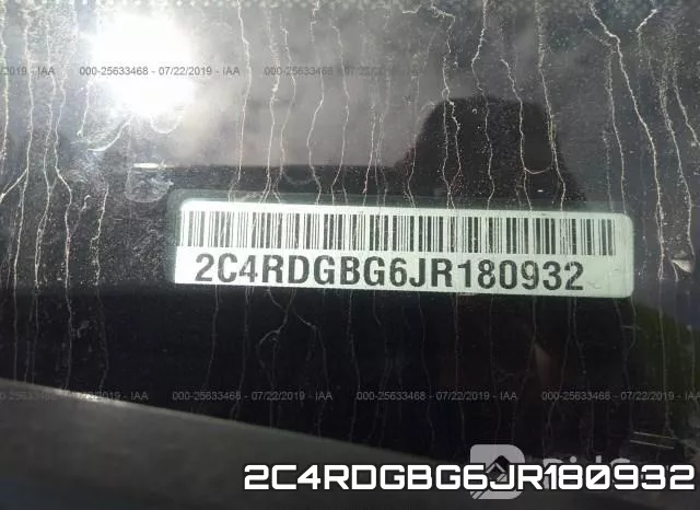 2C4RDGBG6JR180932 фото 10