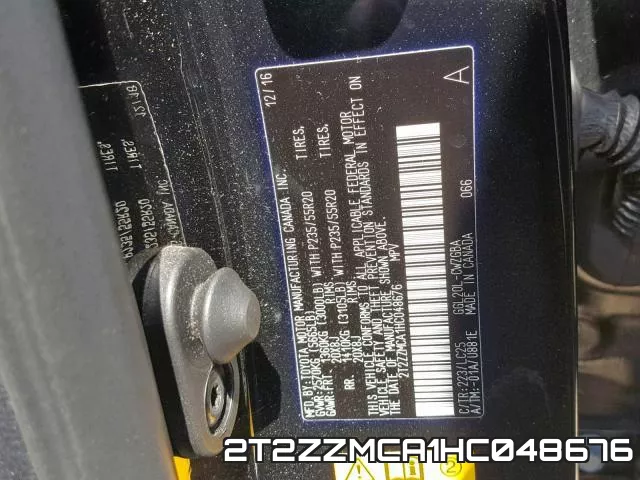 2T2ZZMCA1HC048676 фото 2