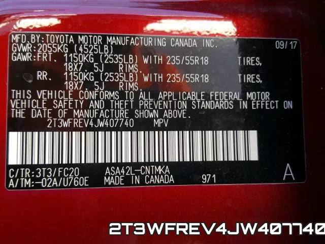 2T3WFREV4JW407740 фото 2