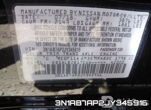3N1AB7AP2JY345916 фото 10