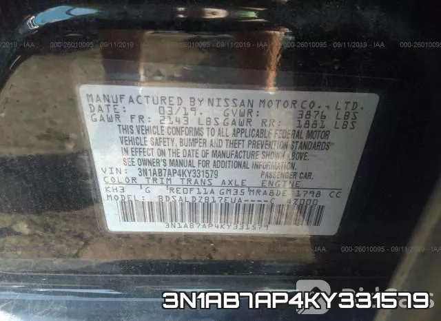 3N1AB7AP4KY331579 фото 10