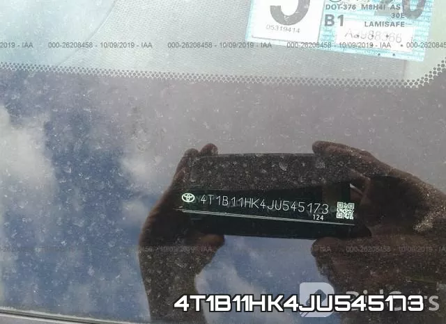4T1B11HK4JU545173 фото 10