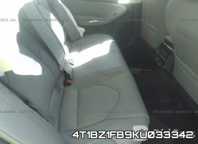 4T1BZ1FB9KU033342 фото 8