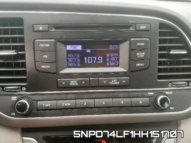 5NPD74LF1HH151707 фото 10