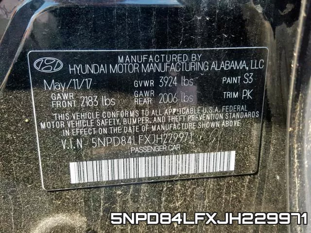 5NPD84LFXJH229971 фото 2