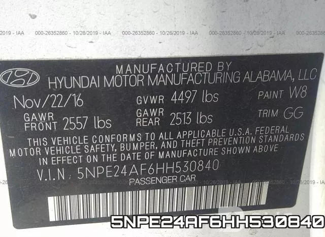 5NPE24AF6HH530840 фото 10