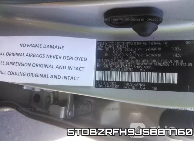 5TDBZRFH9JS887760 фото 10