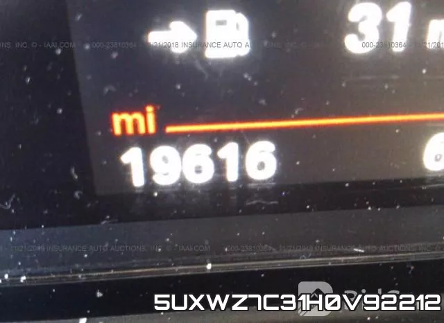 5UXWZ7C31H0V92212 фото 8