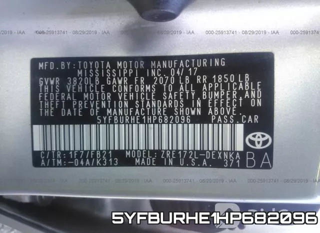 5YFBURHE1HP682096 фото 10