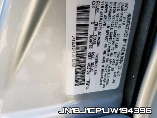 JN1BJ1CP1JW194396 фото 2