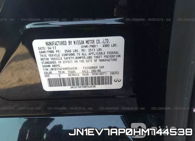 JN1EV7AP0HM744538 фото 10