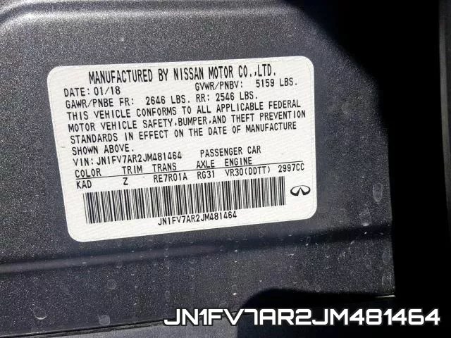 JN1FV7AR2JM481464 фото 2