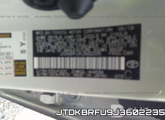 JTDKBRFU9J3602235 фото 10