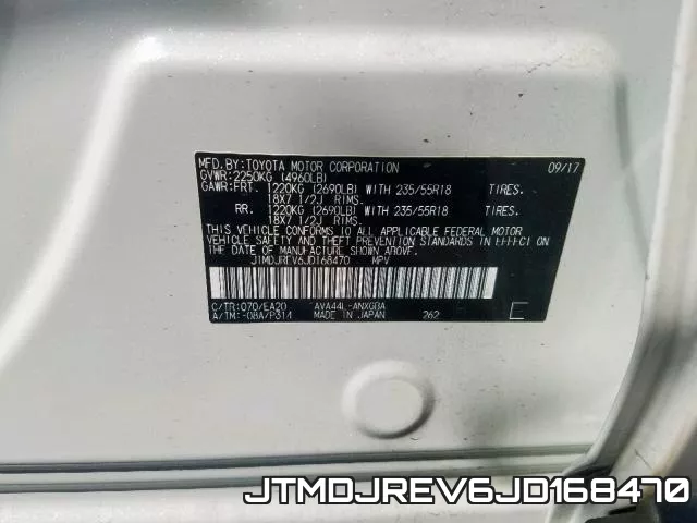 JTMDJREV6JD168470 фото 2