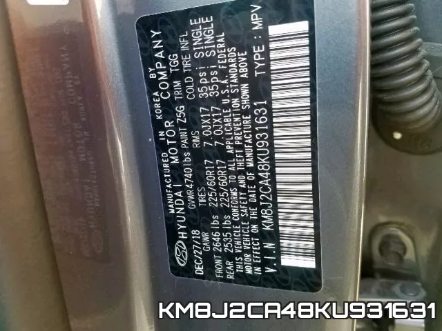 KM8J2CA48KU931631 фото 2