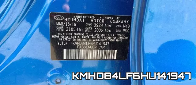 KMHD84LF6HU141947 фото 2