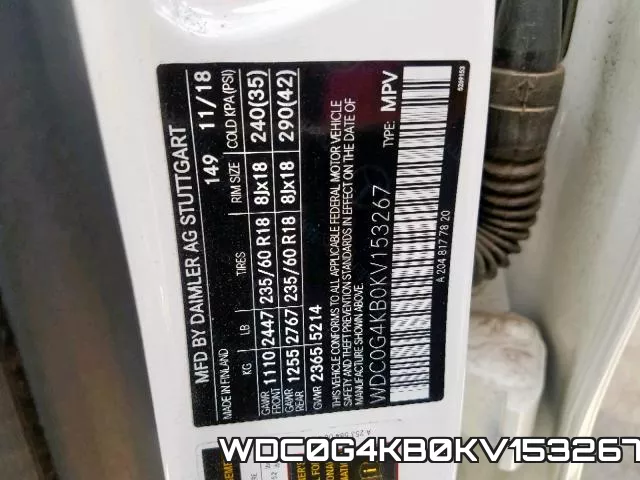 WDC0G4KB0KV153267 фото 2