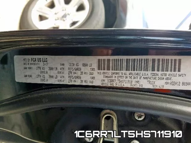 1C6RR7LT5HS711910 фото 2