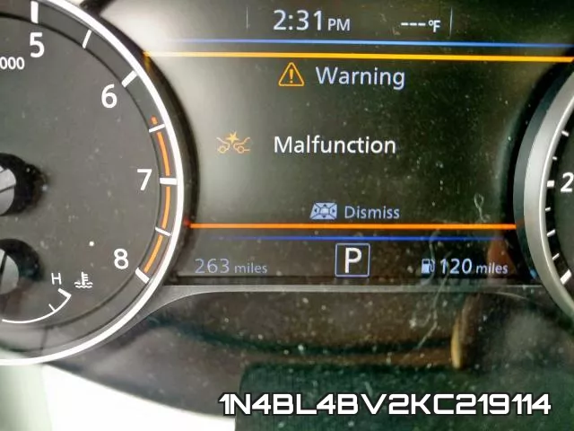 1N4BL4BV2KC219114 фото 9