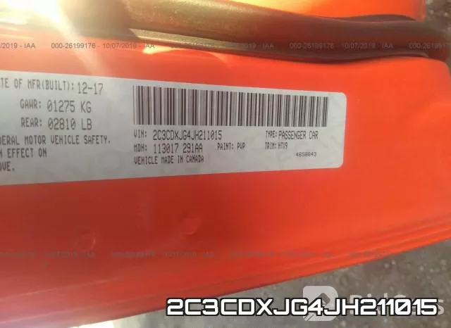2C3CDXJG4JH211015 фото 10