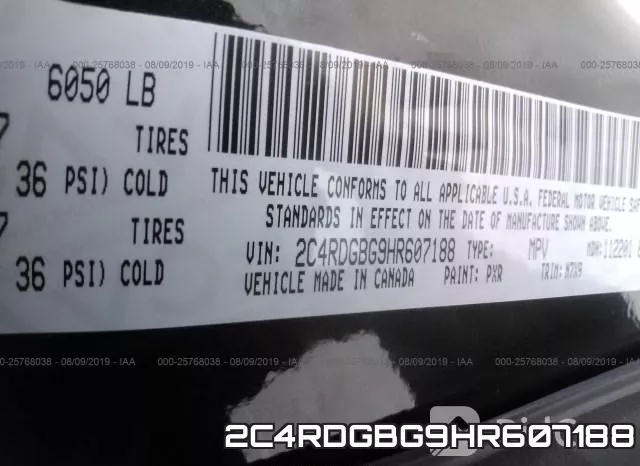 2C4RDGBG9HR607188 фото 10