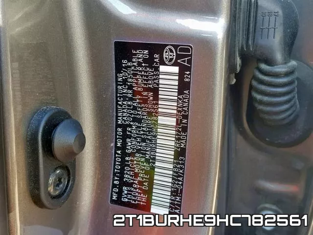 2T1BURHE9HC782561 фото 2