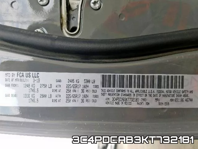 3C4PDCAB3KT732181 фото 2