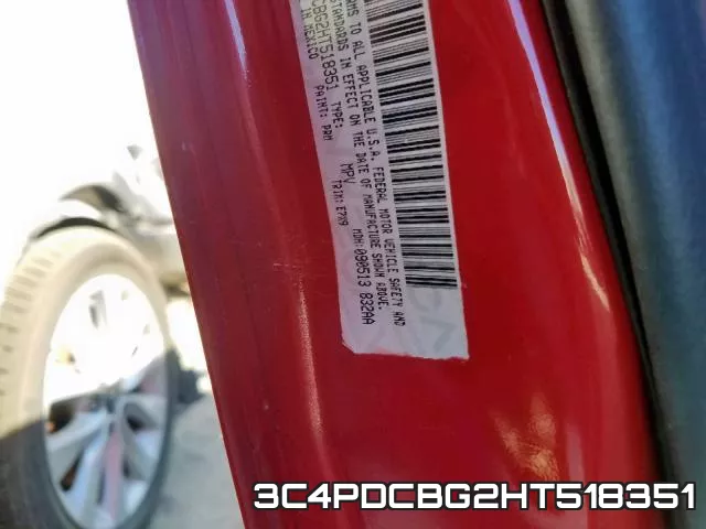 3C4PDCBG2HT518351 фото 2