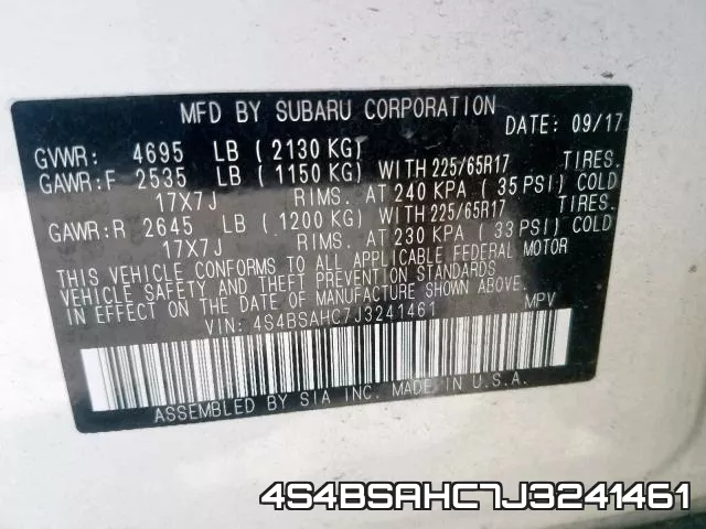 4S4BSAHC7J3241461 фото 2
