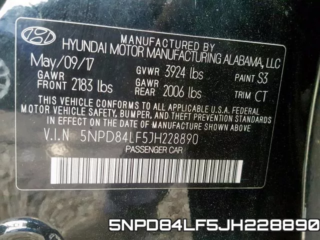 5NPD84LF5JH228890 фото 2