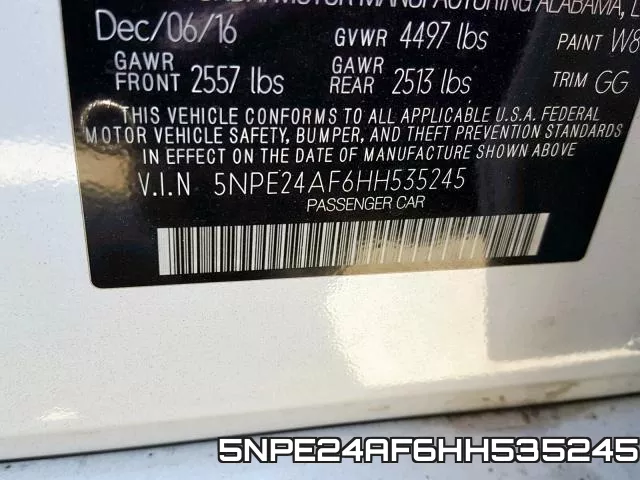 5NPE24AF6HH535245 фото 2