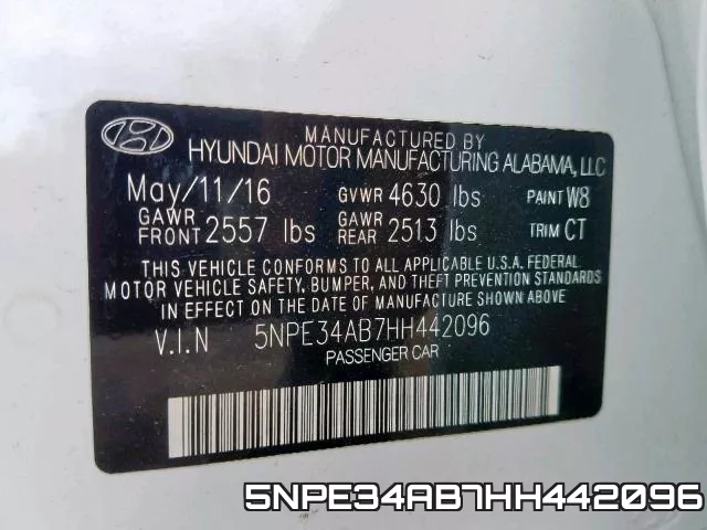 5NPE34AB7HH442096 фото 2